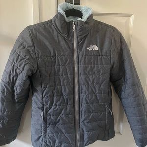 Northface reversible fleece size girls medium 8-10